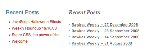 Rawkes Theft - Sidebar
