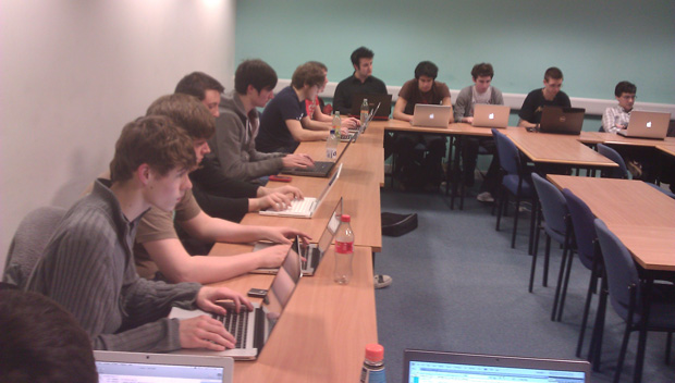 Some of the hack night attendees