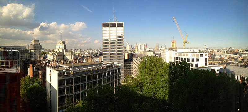 View from the TfL offices