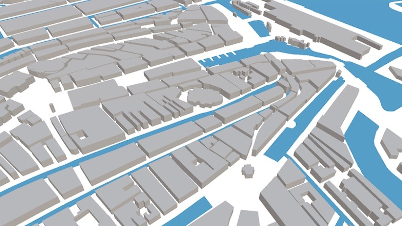 View of Amsterdam within ViziCities